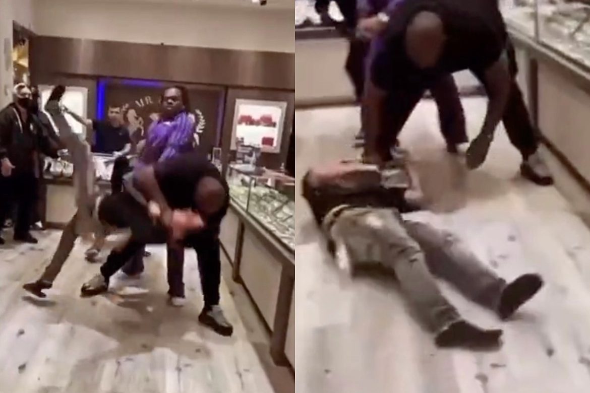Gunna’s Security Guard Slams Person in Jewelry Store – Watch
