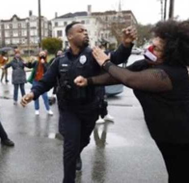 Sheesh: BLM Protester Gets Rocked By Pennsylvania Police Officer!
