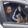 He Really Bit Her &amp; Let Go: Couple Caught Fighting In A Car!