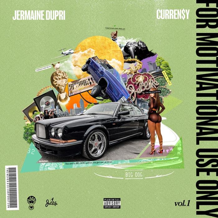 Curren$y & Jermaine Dupri Connect On ‘For Motivational Use Only’ Album