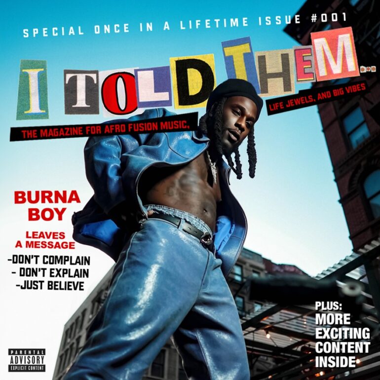 Burna Boy Returns With Seventh Album, ‘I Told Them…’
