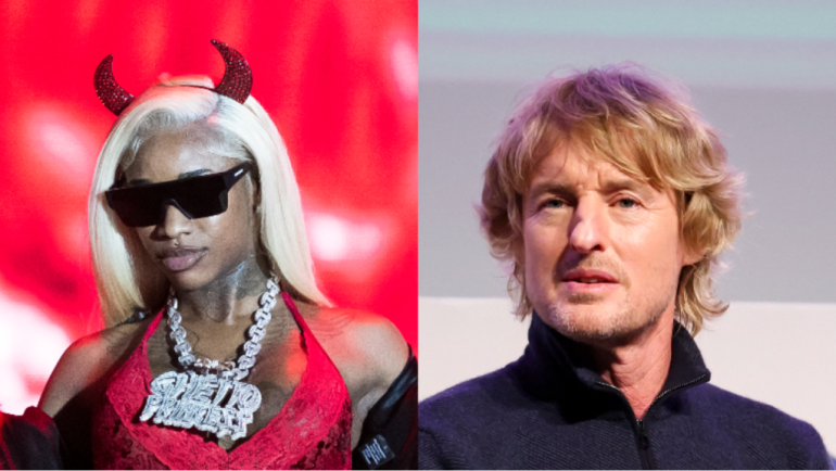 Sexyy Red Flirts With Owen Wilson After Rolling Loud Moment