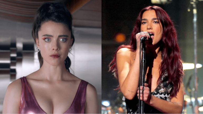 Margaret Qualley ‘The Substance’ Outfit Inspired By Dua Lipa