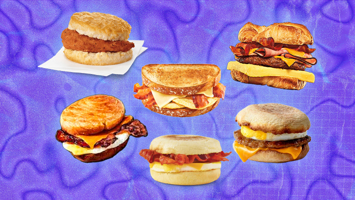 The Absolute Best Fast Food Breakfast Sandwiches, Ranked