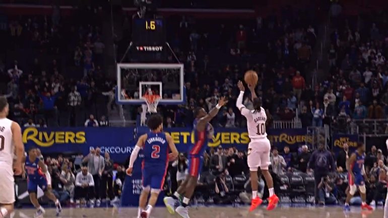 Darius Garland Beat The Pistons With A Logo Buzzer-Beater